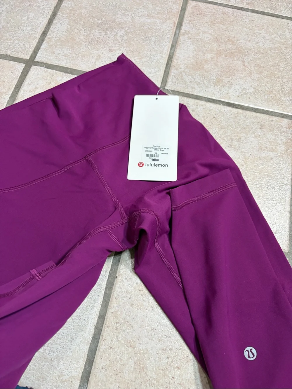 NWT Lululemon Wunder Train High-Rise Tight 25” (Chilled Grape) Size 4